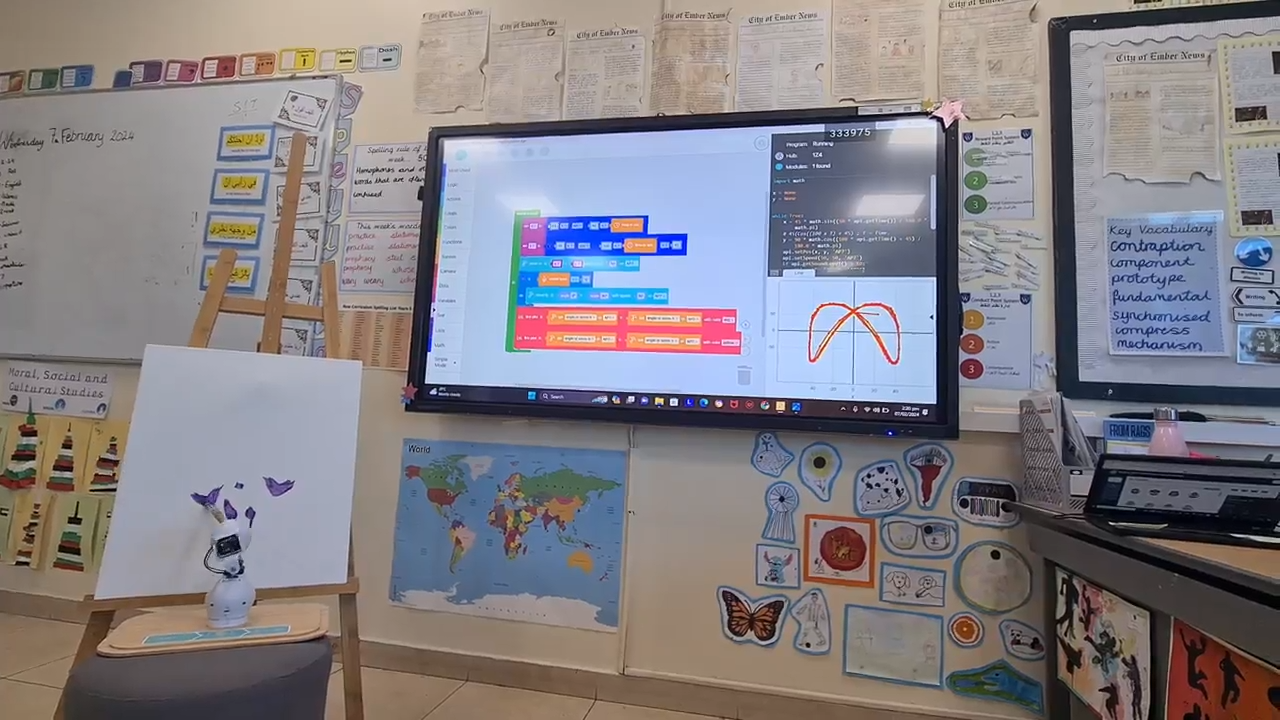 Assistive art robotics showcase